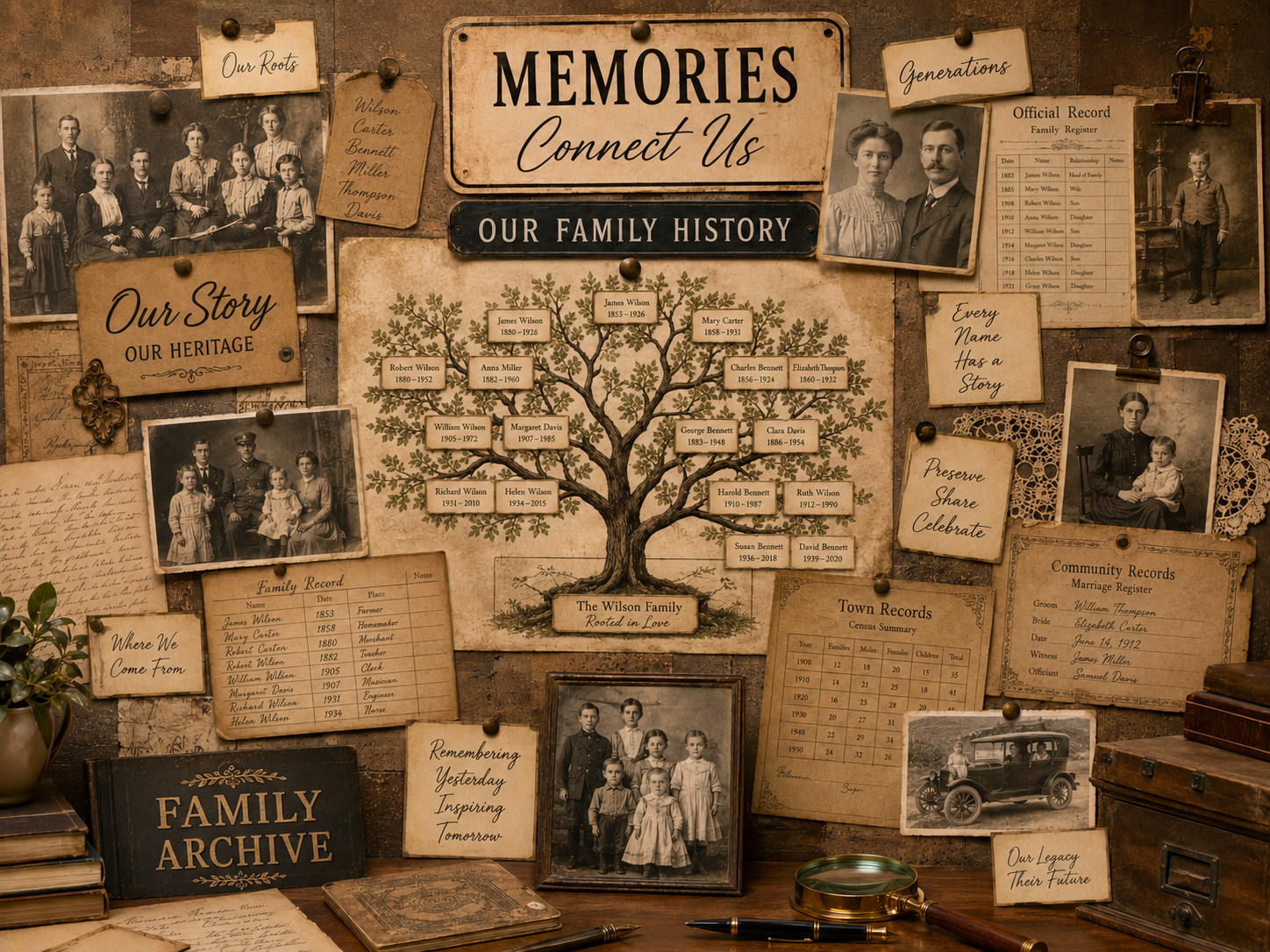 Family history and genealogy resources in Beatty